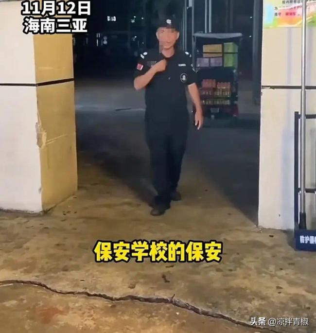 海南保安疑与家长争执骂“大陆狗”