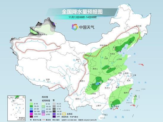 中东部将有新一轮大范围降水 雨雪天气公众出行请注意安全